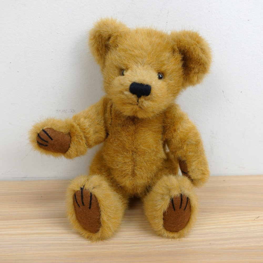 Vintage Boyds Bears Plush Teddy Bear Honey Brown Jointed Stuffed Animal 10 Inch